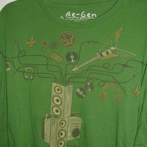 RE-GEN Tee 2XL Organic Cotton Top Boom box Records